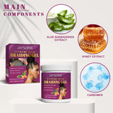 Styling Braiding Gel Wax Carbomer Long Lasting Strong Hold Pomade Anti-Frizz Smooth Hair Finishing Shaping Hair Edge Control