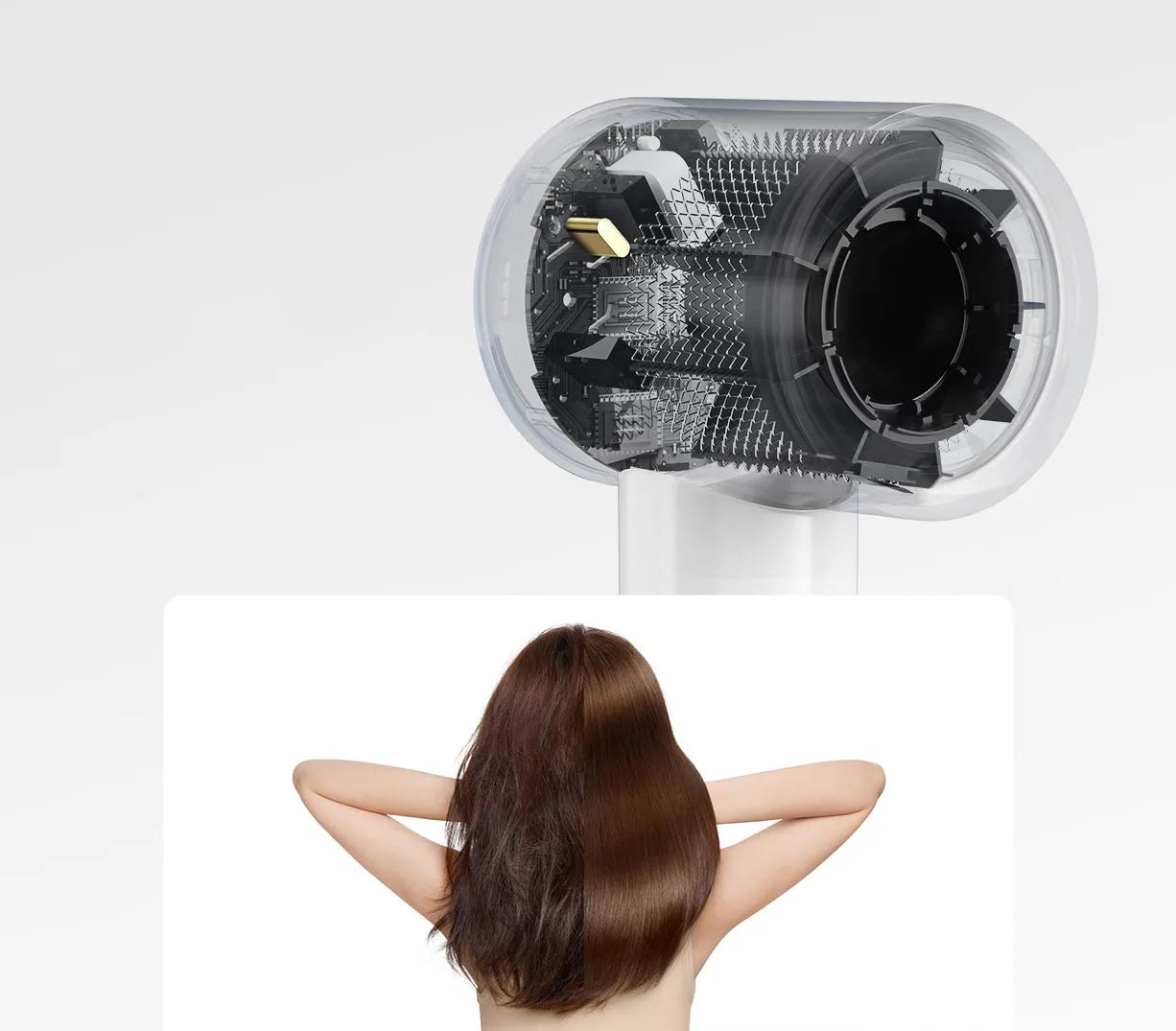 MIJIA H501 SE High Speed Hair Dryer 62m/s Wind Speed Negative Ion Hair Care 110,000 Rpm Professional Dry 220V CN Version