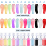 10g/bottle Nail Art Ombre Spray Powder Pearl Gradient Nail Pigment 12colors Blush Ombre Neon Nail Spray Powder Nail Supplies #FA