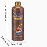 1000ml Lavender Kojic Acid AHA Shower Gel Deep Cleansing Brighten Skin Scrub Body Wash Exfoliator Body Care Fragrance Skincare