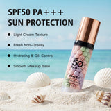 3-in-1 Primer SPF 50 Color Correcting Isolation Cream Oil Control Moisturizing Face Makeup Base Blur Pores Even Skin Tone Radian