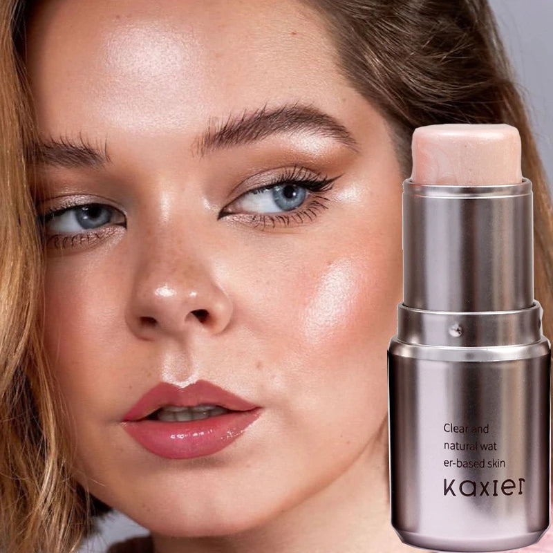 Waterproof Brighten Face Highlighter Blush Stick Makeup Glitter Corrector Contour Illuminator Shimmer Rouge Stick Cream Cosmetic