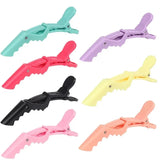 6PCS Alligator Hair Clips Hairdressing Clamps Barber Crocodile Hairpin Claws Section Clip Salon Styling Tools Hair Accessories