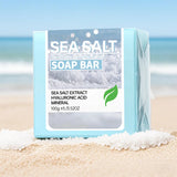 Sea Salt Handmade Essential Oil Soap, Hyaluronic Acid Skin Cleansing and Moisturizing Soap, Cleansing and Bathing Deep Cleansing
