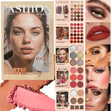 67-color multi-layered beauty book palette, a makeup book that combines eyeshadow, blush, contouring and highlighter,rich colors