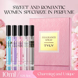 Alcohol-Free Women's Fragrance Gift Set 5Pcs Long-Lasting Fresh Scent Body Spray