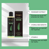 3pcs Rosemary Hair Growth Shampoo Thickening Hydrolyzed Keratin Dry Frizzy Damaged Repair Moisturizing Scalp Cleaning Shampoo