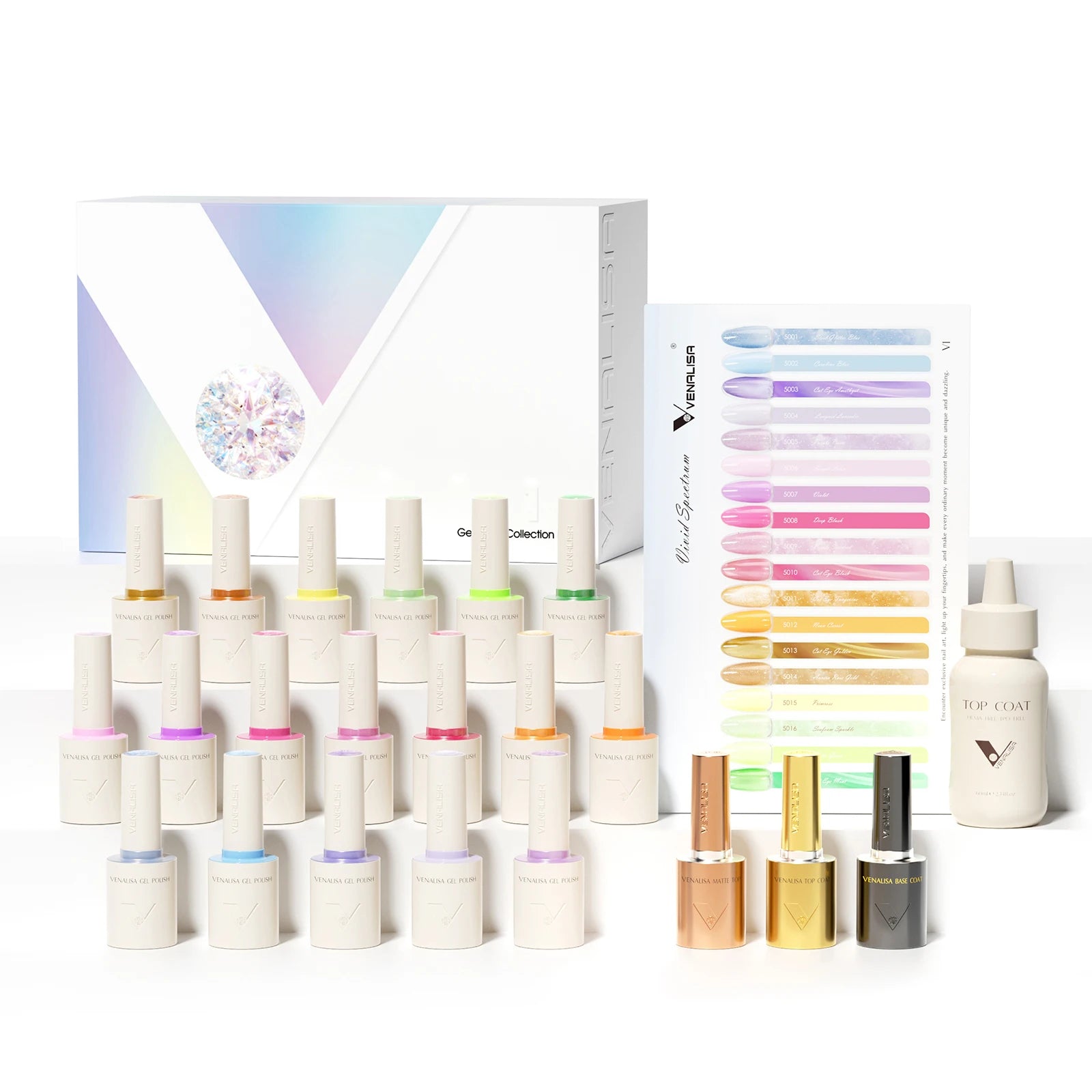 VENALISA Clear Color Extension Gel Pearl Glittle Gel Canni Supply Camouflage Fasting Jelly Nail Gel Self Leveling Acrylic Gel