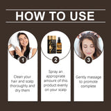 Ginger Oil For Hair Growth Serum Repair Damaged Hair Improve Hair Thinning Frizziness Reduce Split End Hair Loss Treatment Spray