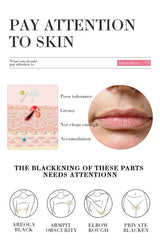 2pcs  Body Cream Lighten Melanin Pink Underarm Knees Inner Thighs Bleaching Cream Moisturizing Brightening Skin Care