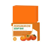 Handmade Persimmon Soap 100g  Essential Oil Deep Cleaning Body Soap Fragrance for Hygienic Cleanliness