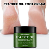 Tea Tree Foot Cream for Heel Dry Skin Care Exfoliate Dead Skin Soften Hydrate Moisturize Smooth Rough Skin Daily Foot Care Lotio