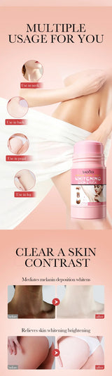 Niacinamide Whitening Cream Stick Remove Dark Spots Bleaching Private Parts Underarm  Brighten Butt Knee Inner Thigh Body Care