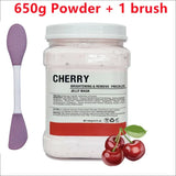 650g Chamomile Hyaluronic Acid Facial Moisturizing Mask Powder with Silicone Brush Increasing Skin Elasticity Rose Jelly Mask