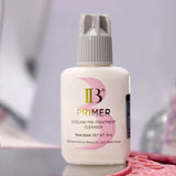 1Bottle IB Rose Primer Eyelash Extension Booster Long Lasting Original Korea Shop Adhesive Supplies Makeup Glue Stronger Tools