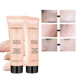Natural Hydrating BB Cream Full-Coverage Foundation & Concealer, Color Correcting Tinted Moisturizer Cream Even Skin Tone Makeup