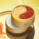60Pcs Gold Crystal Collagen Eye Mask Beauty Moisturizing Firming Anti Dark Circles Eyes Bags Removal Eyes Care Eye Patches