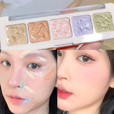 XIXI 5 Colors Corrector Palette Color Correcting Concealer Palett Face Contouring Highlighter Conceals Dark Circles Blemishes