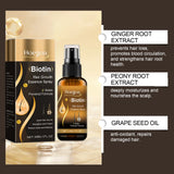 Ginger Oil For Hair Growth Serum Repair Damaged Hair Improve Hair Thinning Frizziness Reduce Split End Hair Loss Treatment Spray