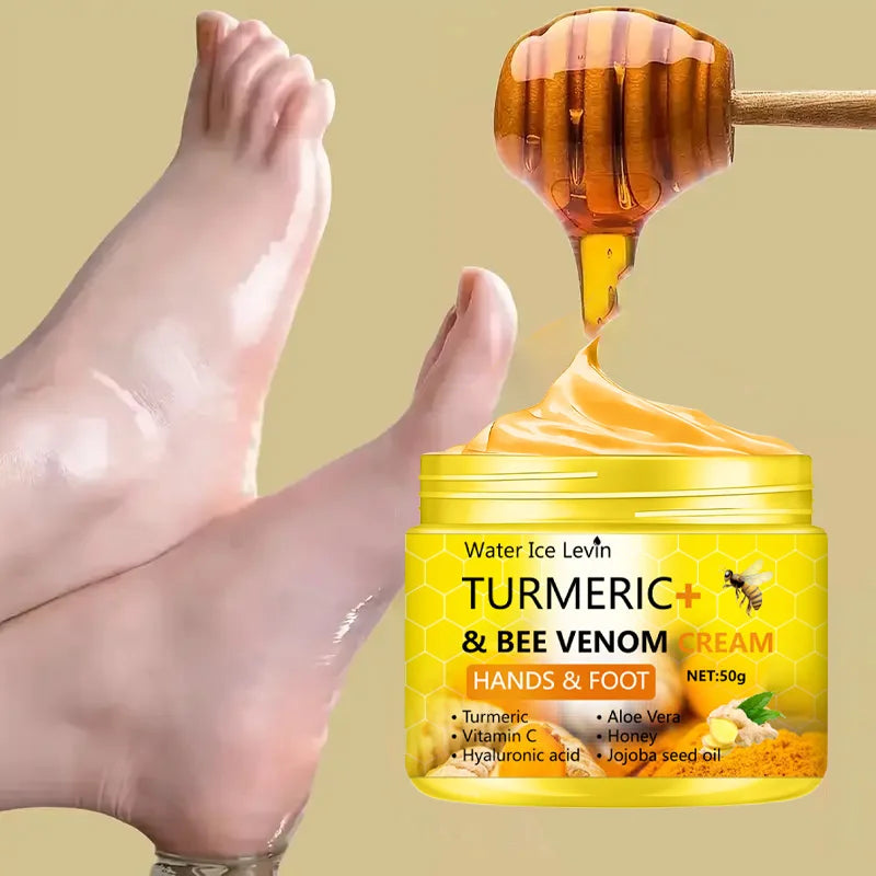 Poison Bee Hand and Foot Cream, a Natural Moisturizing Care Cream for Dry, Flaky Skin, Contains Organic Ingredients, Leaving Skin Soft, Smooth, and Hydrated