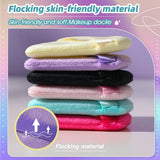 Black Triangle Velvet Powder Puff Soft Foundation Makeup Sponge Portable Household Cosmetic Beauty Accessory