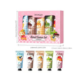 Christmas gift 5/box hand cream set,Fragrance hand cream,cream texture,hand cream travel pack,durable moisturizer gift for women