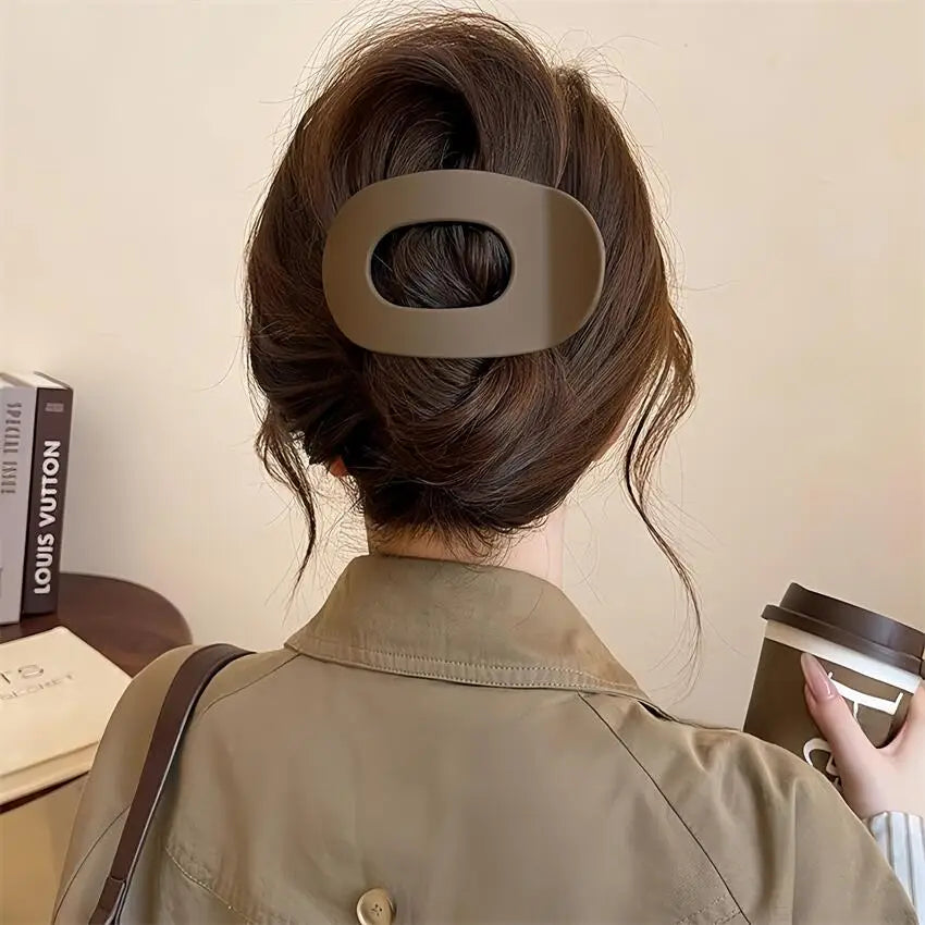 Korean Elegant Hair Claws Crab Matte Acetic Acid Hair Clip Spoon Hairgrip Hairpin New Barrettes Ponytail Women Hair Accessories