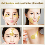 60pieces FONCE Women's Golden Moisturizing Eye Mask Patch, Moisturizing and Moisturizing,Easy to Absorb,Mild and Non Irritating