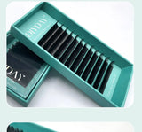 DIYDAY Ellipse Flat Eyelash Extensions 0.15 0.20 Super Softer Individual Flat Lashes Natural Look False Eyelashes for Makeup