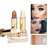 3 Colors 3D Face Brighten Highlighter Bar Cosmetic Face Contour Bronzer Shimmer Highlighter Stick Concealer Cream Makeup Tool