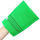 Exfoliating Bath Pad Towels Set Korean Italy Asian Exfoliating Bath Washcloth Body Scrub Shower Soft Polyester Cotton