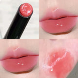 HERORANGE Push-button Mirror Lipstick Moisturizing Long-lasting Lip Glaze Lipstick