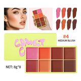 Curve Case Cream Eyebrow Cream Blush Highlighter Palette Matte Shimmer Finishes Shadow Tones Long-Lasting Cosmetics
