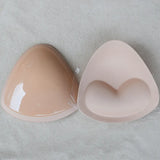 1 Pair Self-Adhesive Inserts Triangle Push Up Pads With Massage Removable Sticky Breast Enhancer Pads Breast Lifter For Women