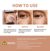 Undereye Color Correction Concealer Fine Clay Texture Brightening Smoothing Skin Waterproof Moisturizes Quick Cover Dark Circles