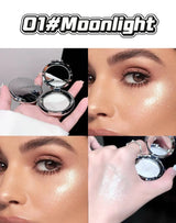 SHAQINUO Highlighter Cream, Radiant Shimmer Powder, Smooth with Potato Mash Texture, Long-lasting, Non-Flaking for Highlighting