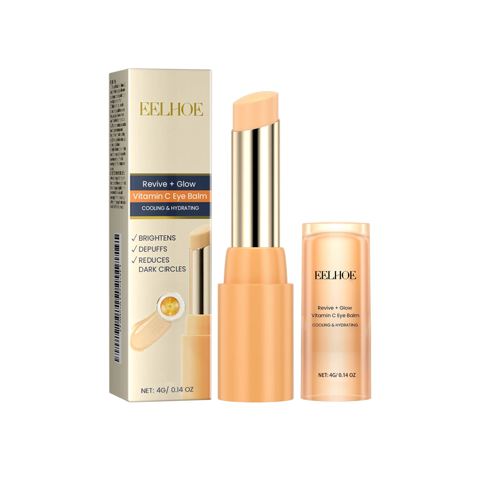VC Reversal Eye Cream Stick,Brightens & Reduces Dark Circles,Cooling & Depuffs,Hydrating & Occlusive Lock,On the Go Convenience,Stick Format,Clean Use On The Go,Revitalize Tired Eye Area,Pre Makeup Eye Primer