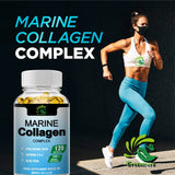 Greensure Marine Collagen - With Hyaluronic Acid, Biotin & Blueberry Support Joint, Hair, Skin, Nail, Cartilage & Overall Health