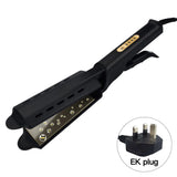 Hair Straightener Four-gear Temperature Adjustment Ceramic Tourmaline Ionic Flat Iron Hair Straightener For Women Widen Panel