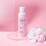 100ML Sakura Face Toner Brightening Hydrating Moisturizing Oil Control Deep Hydration Moisturizer Feels Light Serum Skin Care