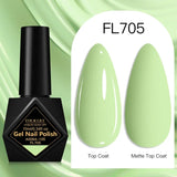 10ml Gel Nail Polish 162 Colors Nail Supplies Vernis Semi Permanent Nail Art Manicure Soak Off LED UV Gel Nail Varnishes Summer