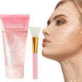 Hydrating Face Mask  Reduces Sagging Collagen Overnight Firming Mask for Elasticity Dullness Wrapping Peel-Off Mask Skincare