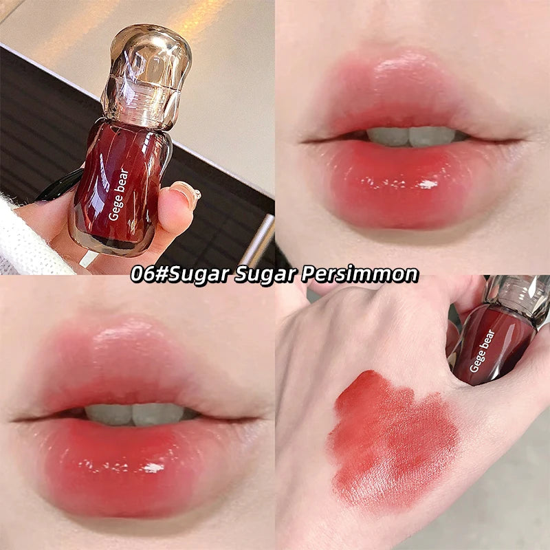 Gege Bear Crystal Gloss Lip Tint — Vochtigende Formule Voor De Lippen Met Een Spiegelglans, Kleurrijke Kleuren En Een Jeugdige H