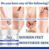 SUYARUN 60% Urea Foot Cream for Cracked Heels & Dry Skin - Intensive Moisturizing Treatment, Callus Remover, Diabetic Foot Care.