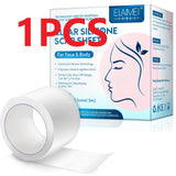1/2 Roll Invisible Silicone Scar Sheets , 2.5cm X 150cm, Self-Adhesive Scar Cover Tape Reusable and Effective Skin Care Strips
