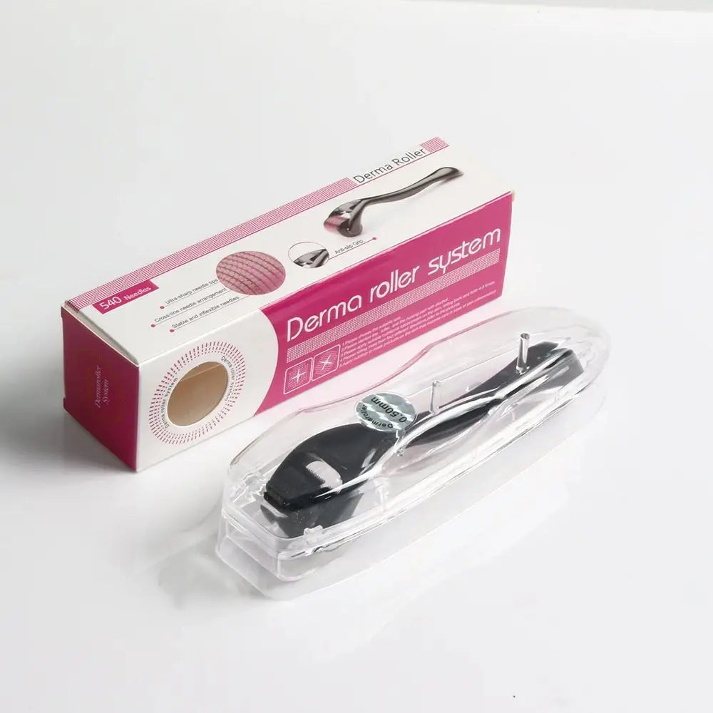 1PCS Derma Roller For Face Body And Scalp Sterile Needle Roller For Men And Women With 540 Titanium Needles Derma Stamp 0.25mm