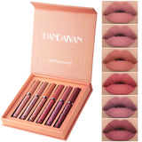 Set of 6 NonStick Cup Liquid Lipstick, Long-Lasting Lip Gloss – Matte Finish Lip Gloss, Resistant to Fading