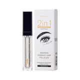 2 In 1 Eyelash Eyebrow Growth Serum Fast Lash & Brow Enhancer Fuller Looking Brows Longer Lashes Daily Care Formula Lash Booster