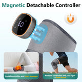 Rechargeable Knee Massager 3 Gear Vibration Massage Adjustable Shoulder Brace Electric Heating Pads Leg Knee Warmer