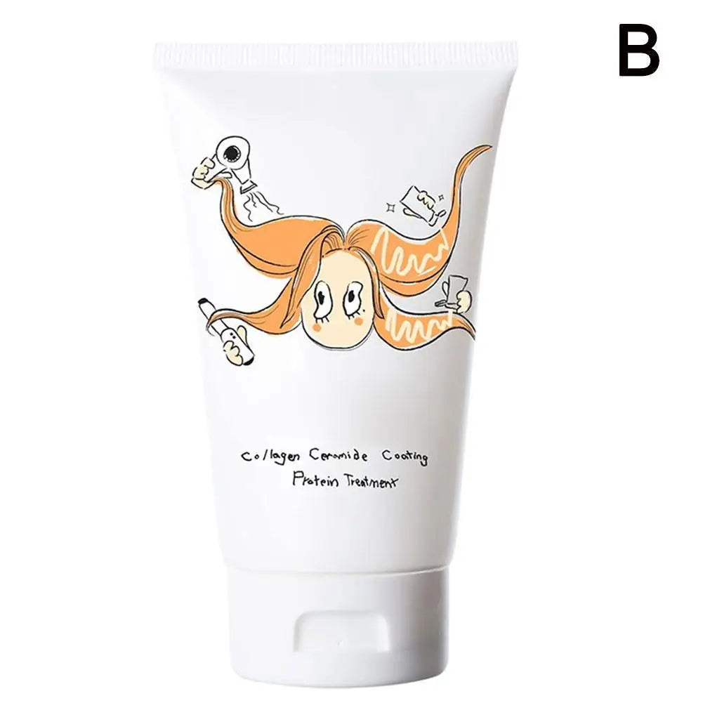 Collagen Coating Hair Conditioner Treatment Damaged Hair Revitalize Hair Straighten Soft Smooth Moisturize Keratin Hair Mask